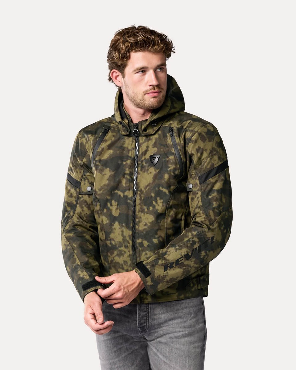 REV'IT Flare 3 H2O Jacket Camo Dark Green