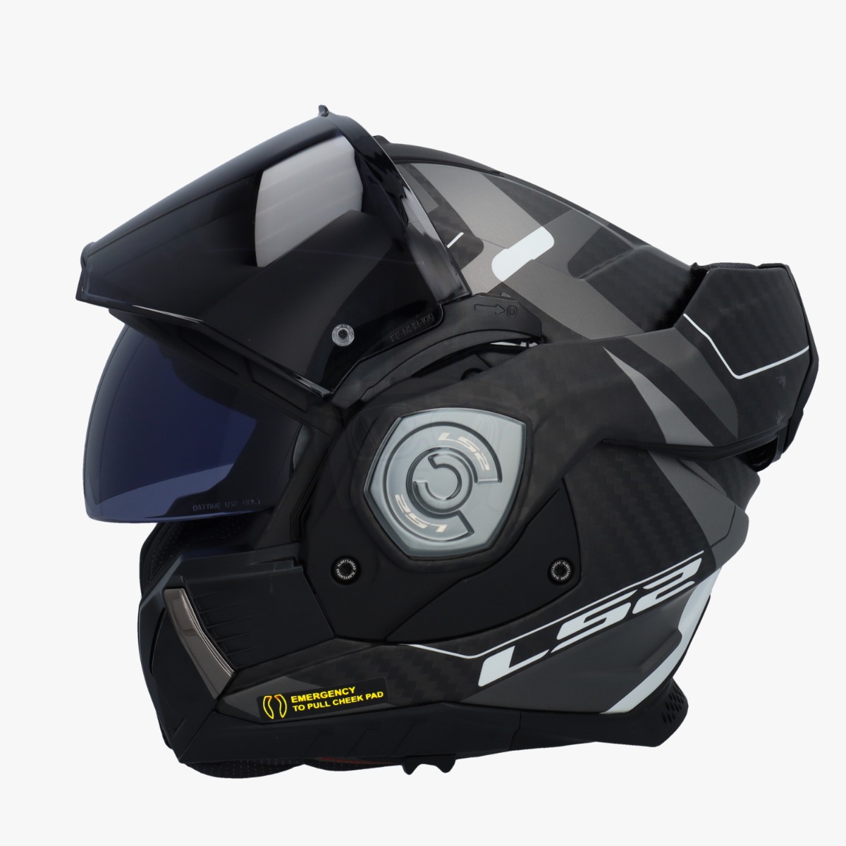 LS2 FF901 Advant X Carbon Horizon Silver Grey