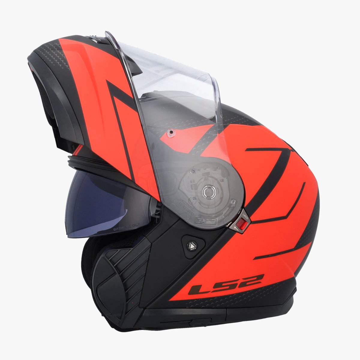 LS2 FF908 Strobe II Code Black Red