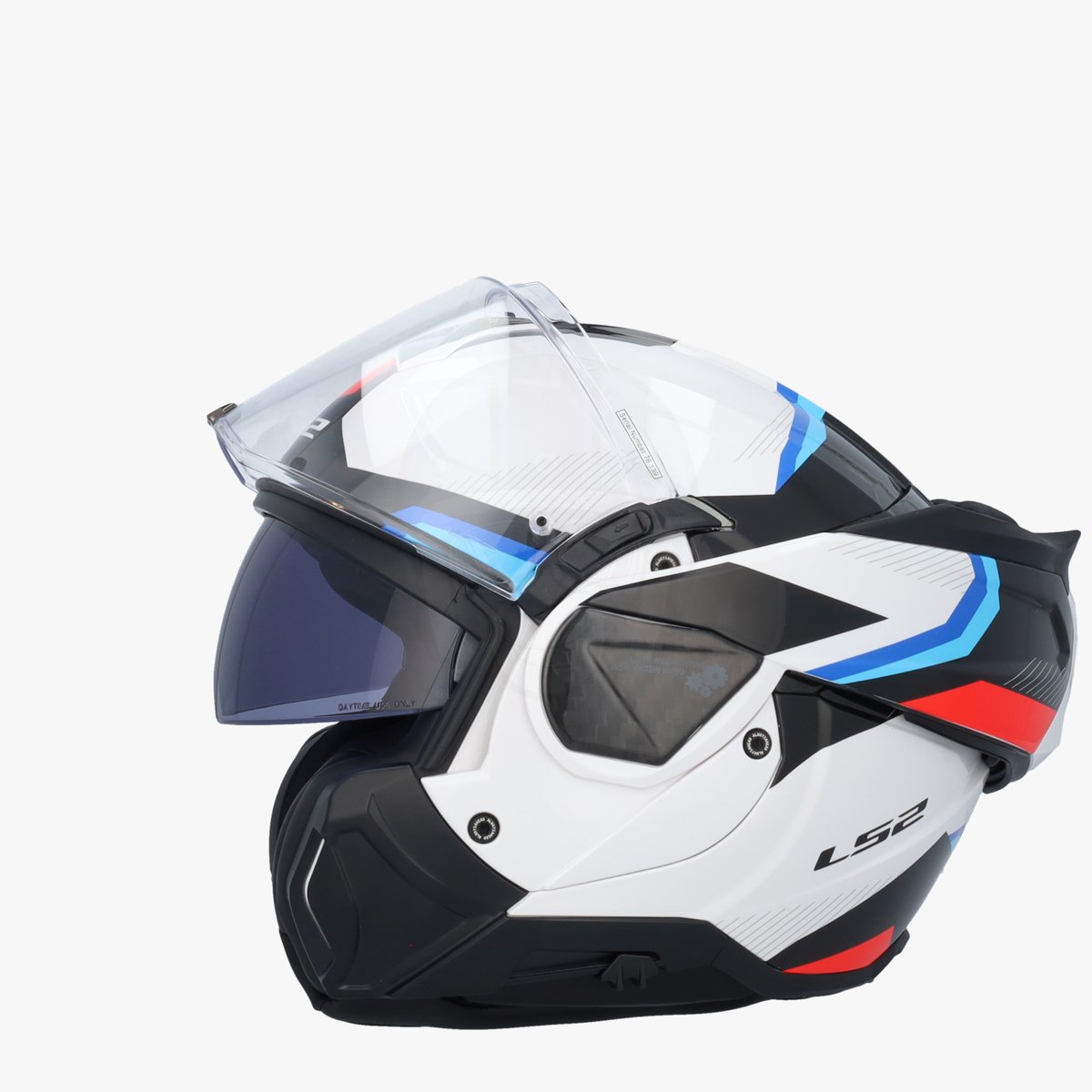 LS2 FF910 Advant II Triple White Blue Red