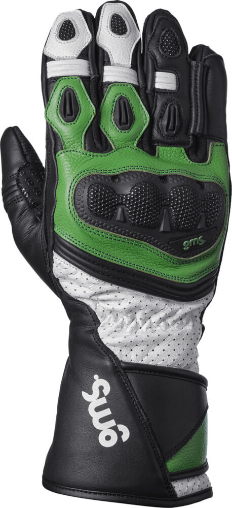GMS GR-1 SF Gloves Black/White/Green
