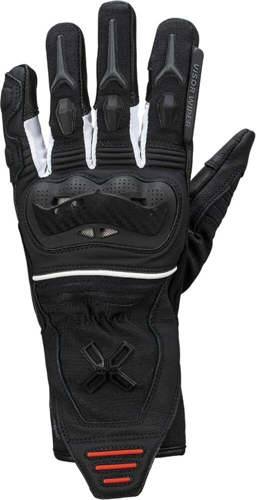 iXS Rapid-STX 1.0 Gloves Black/White/Red