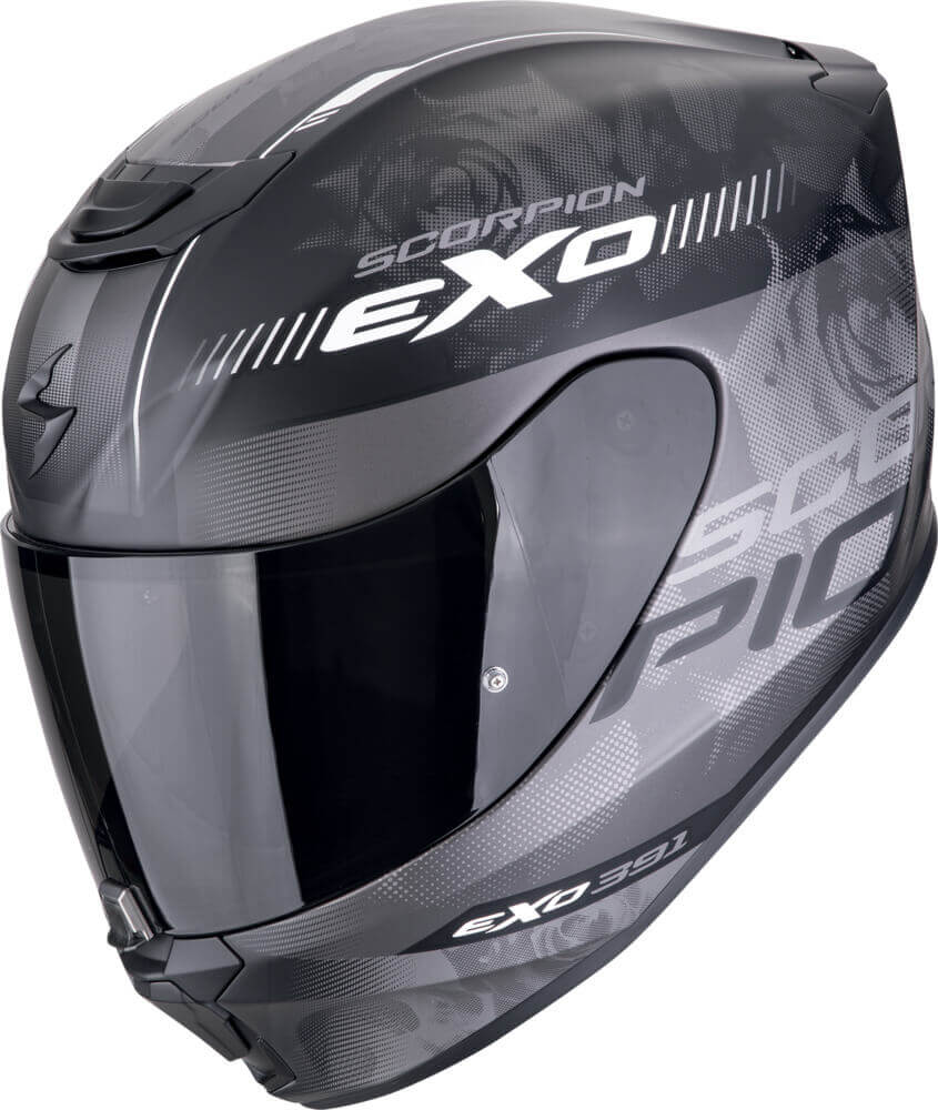 Scorpion EXO-391 Ava Matt Black/Silver