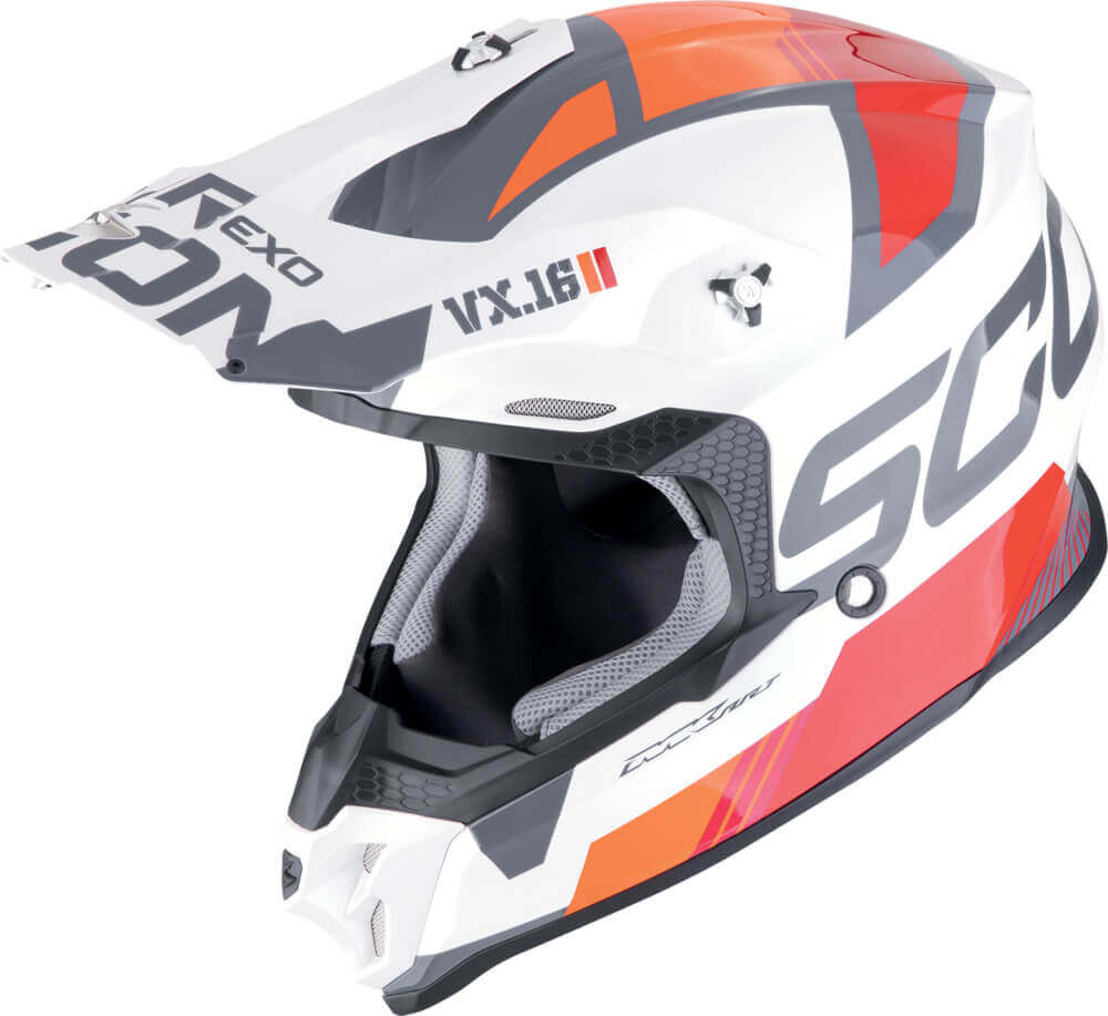 Scorpion VX-16 EVO AIR Analog White/Orange