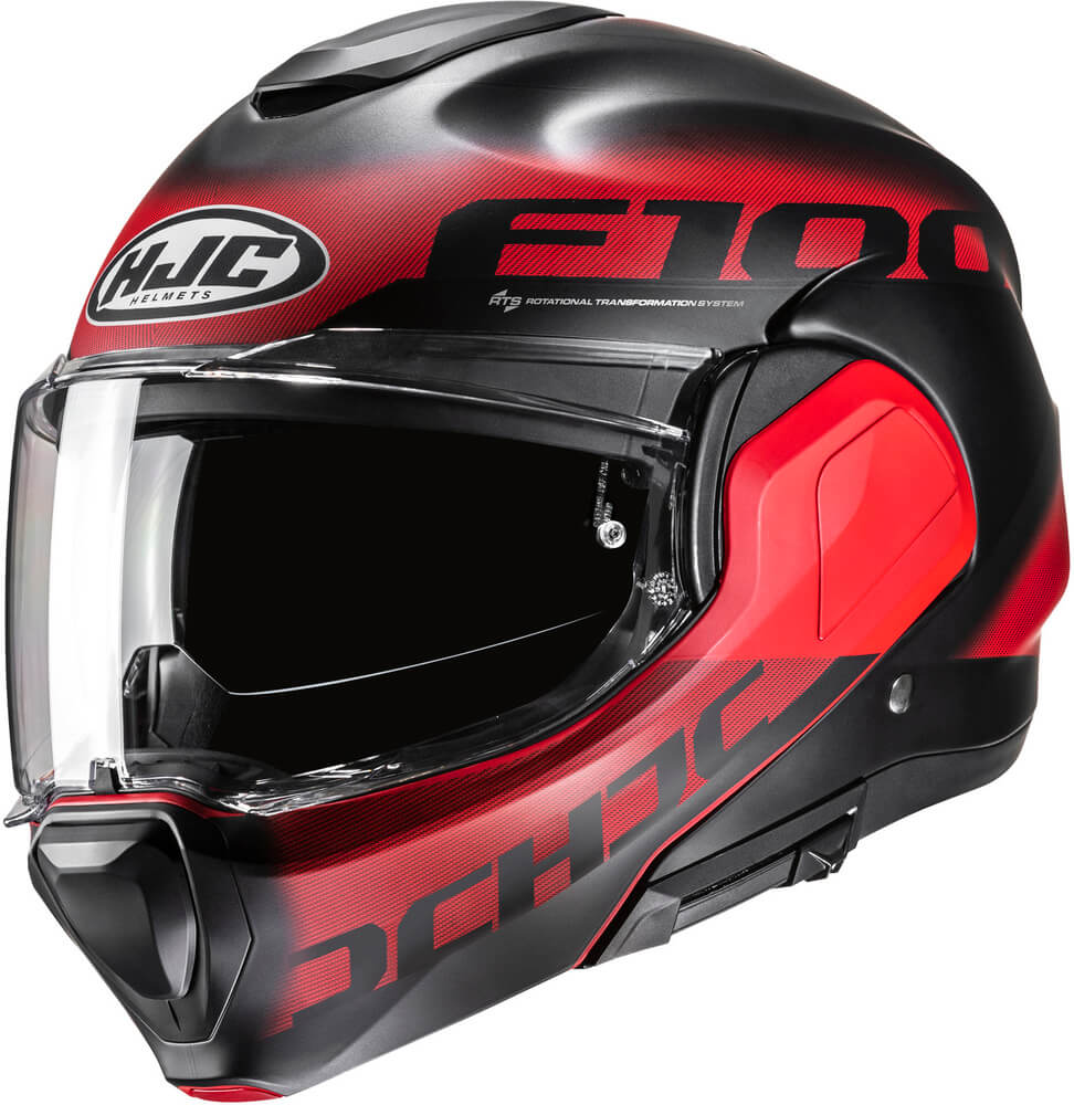 HJC F100 Hetal Red/Black 310