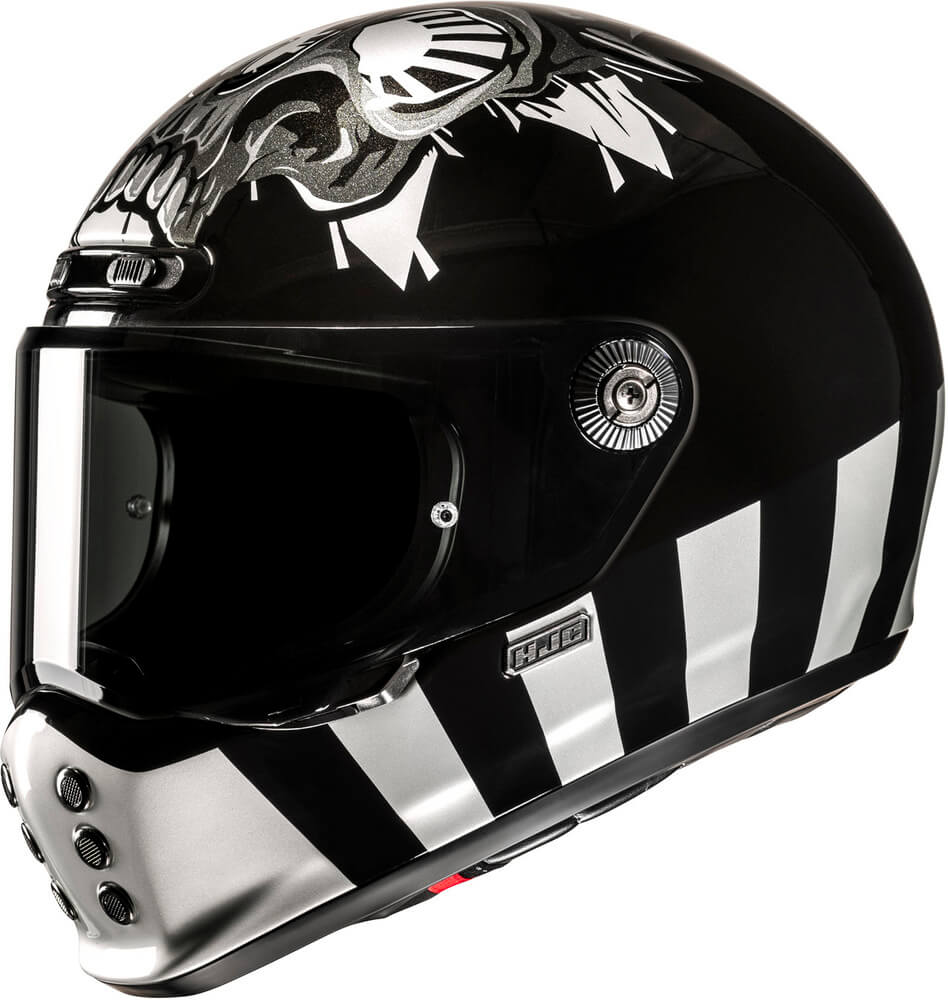 HJC V10 Crania Black/White 120