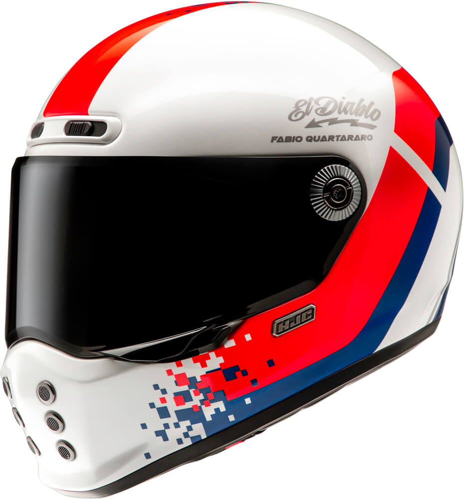 HJC V10 FQ20 retro White/Red 235