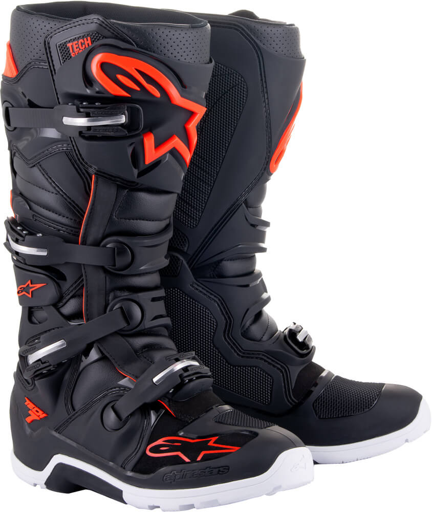 Alpinestars Tech 7 Enduro Boots Black/Red/Fluo 1030