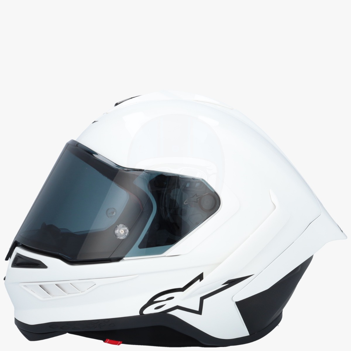 Alpinestars Supertech R10 Solid White Glossy Black Matt