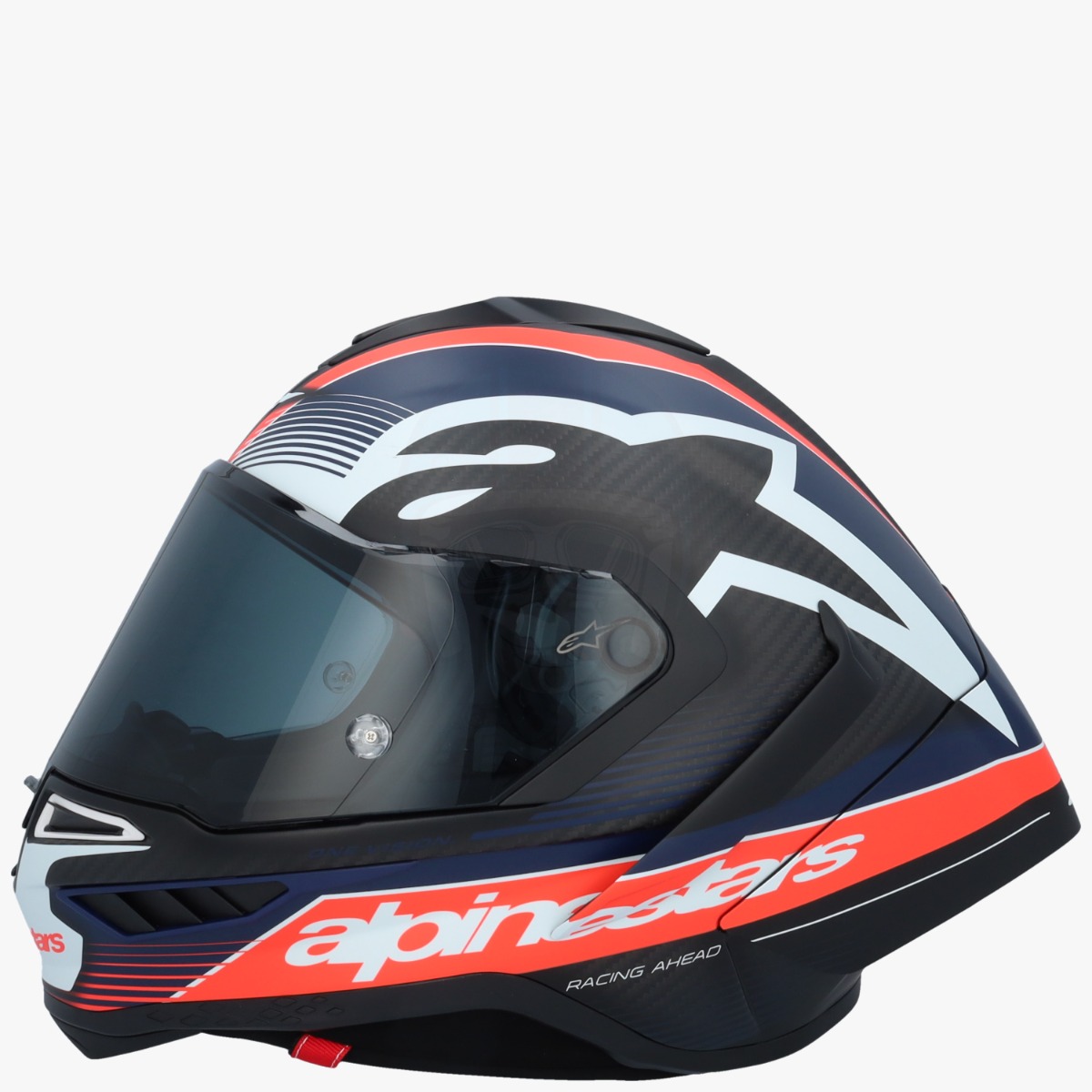 Alpinestars Supertech R10 Team Black Carbon Red Fluo Dark Blue Matt