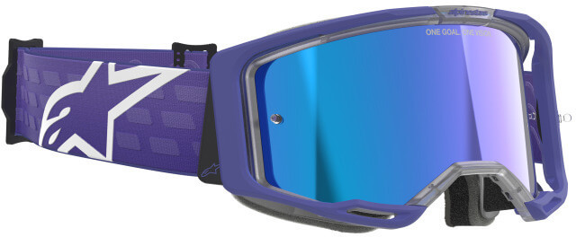 Alpinestars Vision 8 Corp Goggle Purple/Mirror Blue