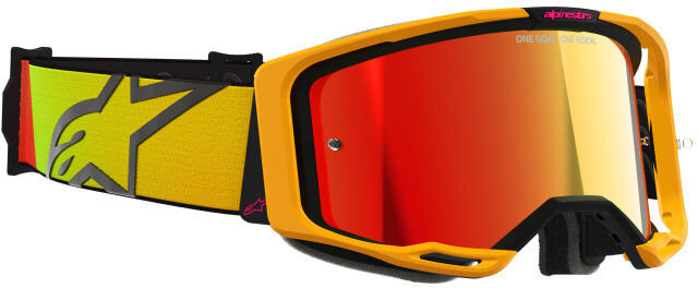 Alpinestars Vision 8 Corp Goggle Yellow/Pink/Mirror Red
