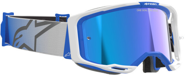 Alpinestars Vision 8 Corp Goggle Blue/White/Mirror Blue