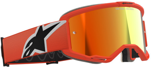 Alpinestars Vision 5 Corp Goggle Orange/Mirror Red