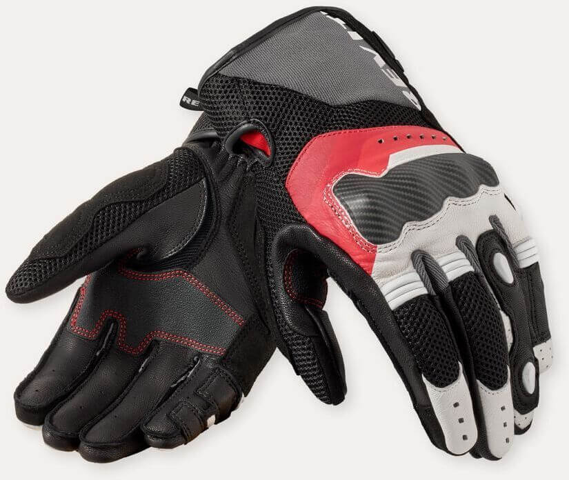 REV'IT Blaze Gloves White/Red