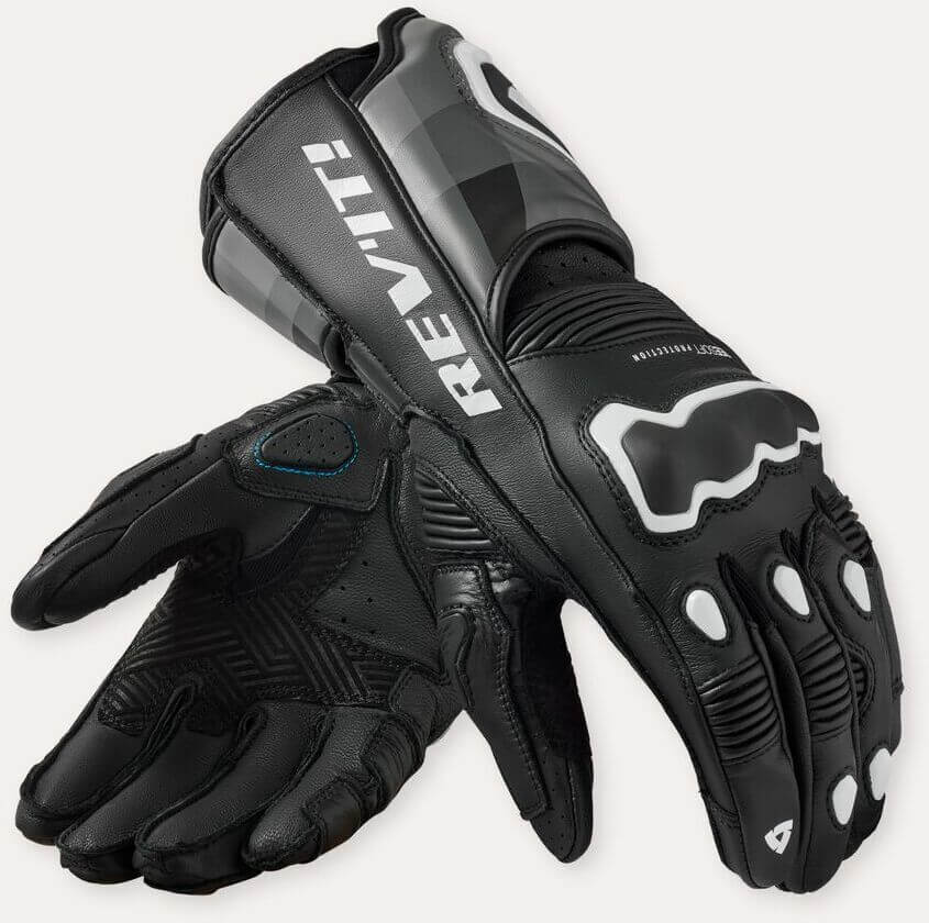 REV'IT Quantum 3 Gloves Black/White