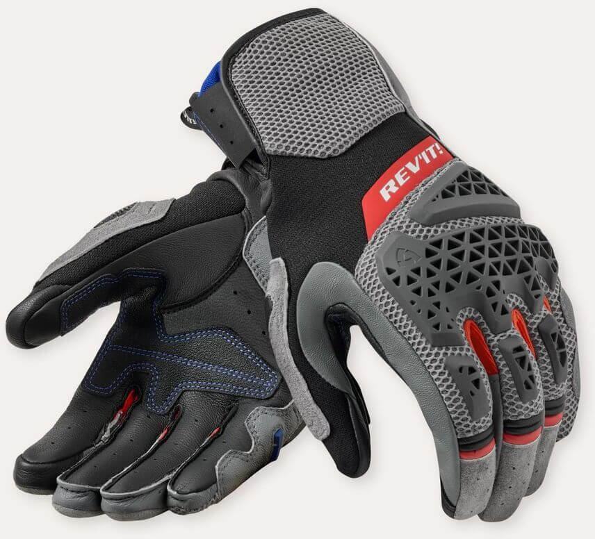 REV'IT Sand 5 Gloves Grey/Red