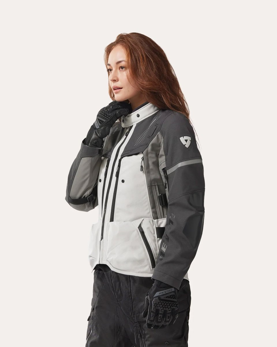 REV'IT Sand 5 H2O Ladies Jacket Silver/Anthracite