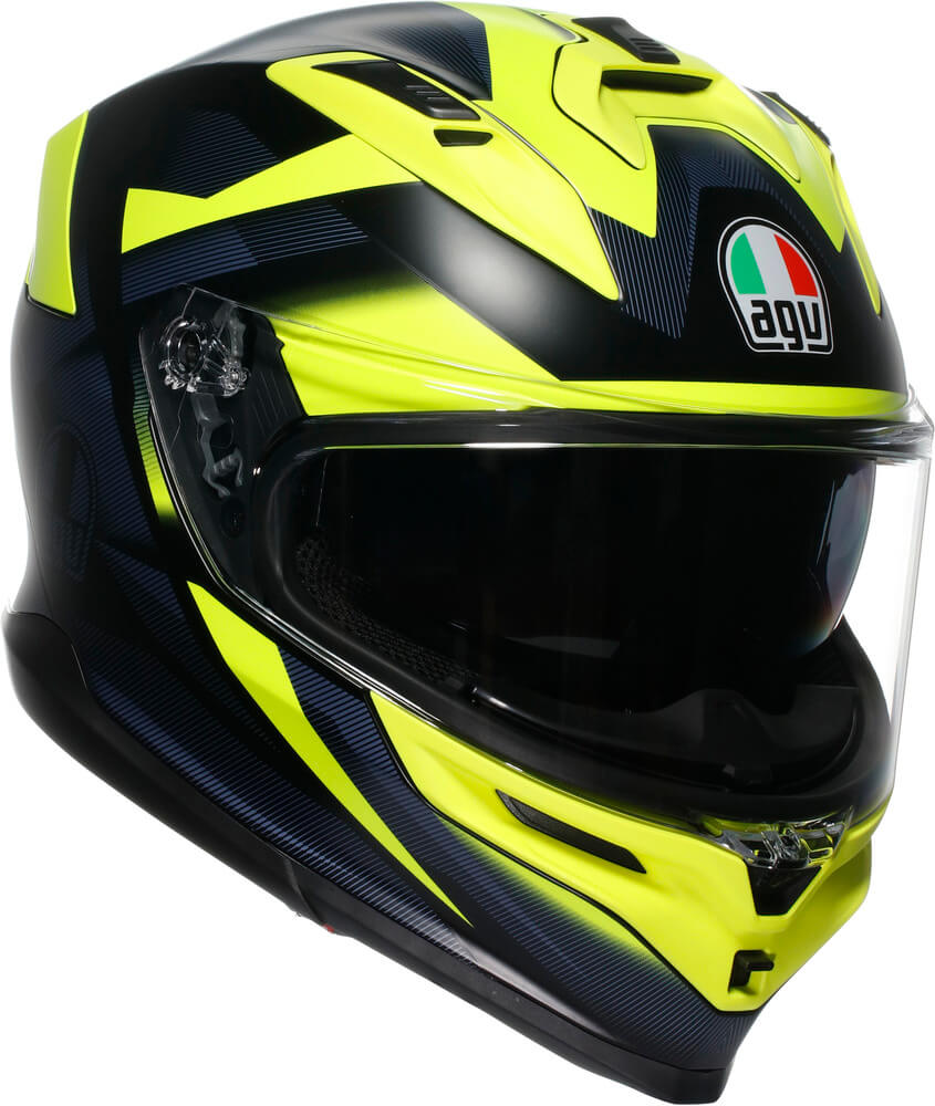 AGV K7 Glimpse Matt Black/Yellow Fluo