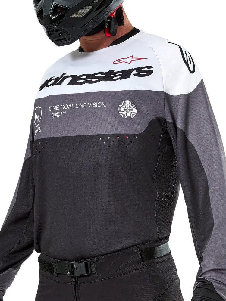 Alpinestars Pro-Dura Jersey Black Magnet White 1417