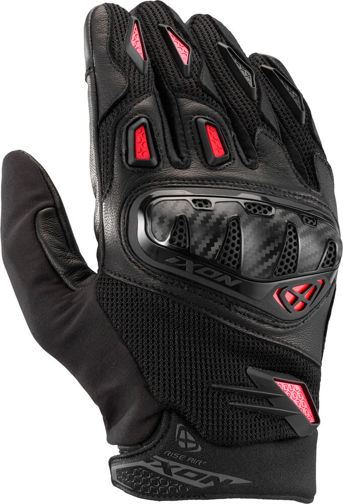 Ixon Rise Air 2 Gloves Black/Bright Red 1117