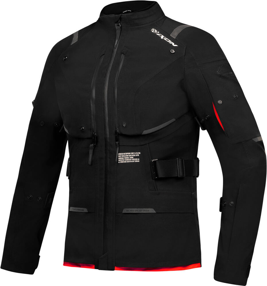 Ixon M-Skeid Lady Parka Black/Bright Red 1117