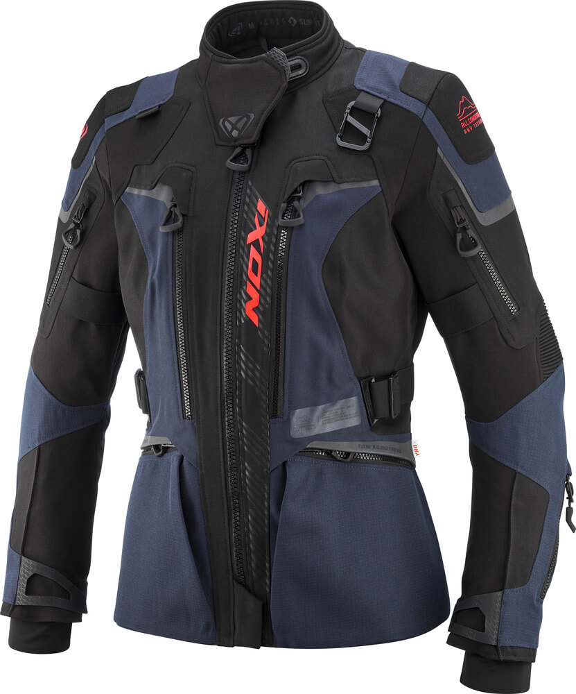 Ixon Odin Lady Parka Navy/Black/Bright Red 3047