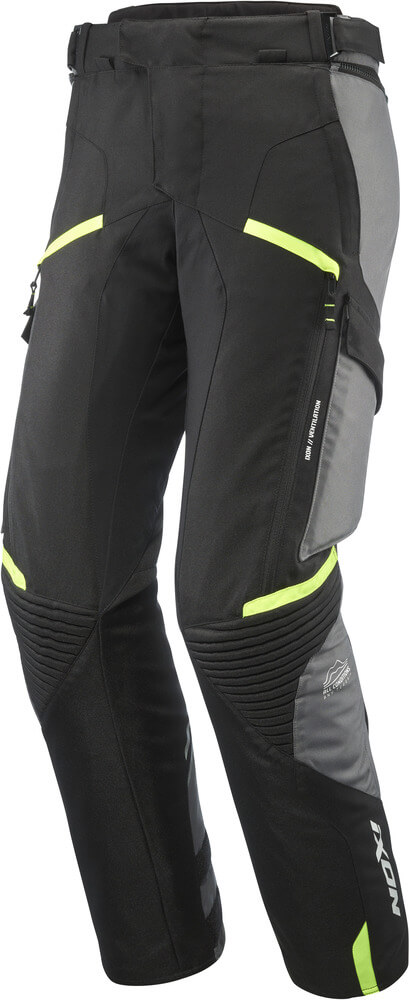 Ixon Midgard Trousers Black/Grey/Bright Yellow 1086
