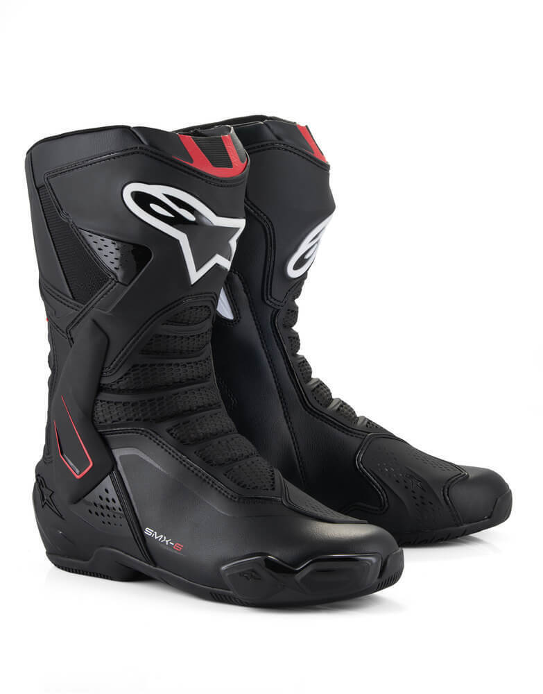 Alpinestars SMX-6 V3 Boots Black/White/Red 123