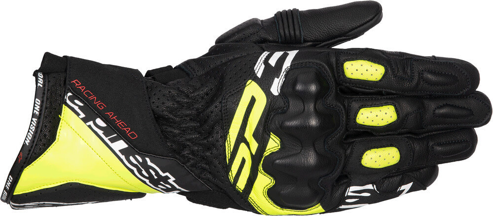 Alpinestars SP-3 Gloves Black/Yellow Fluo/White 158