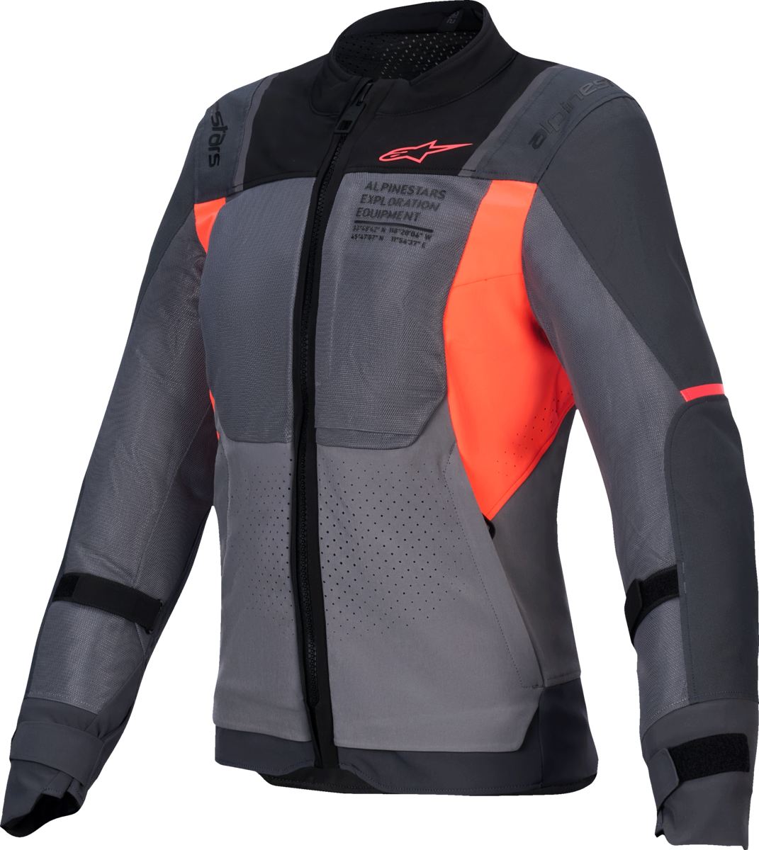 Alpinestars Stella St-2 Air Jacket Deep Gray Dark Gray Fluo Coral 9257