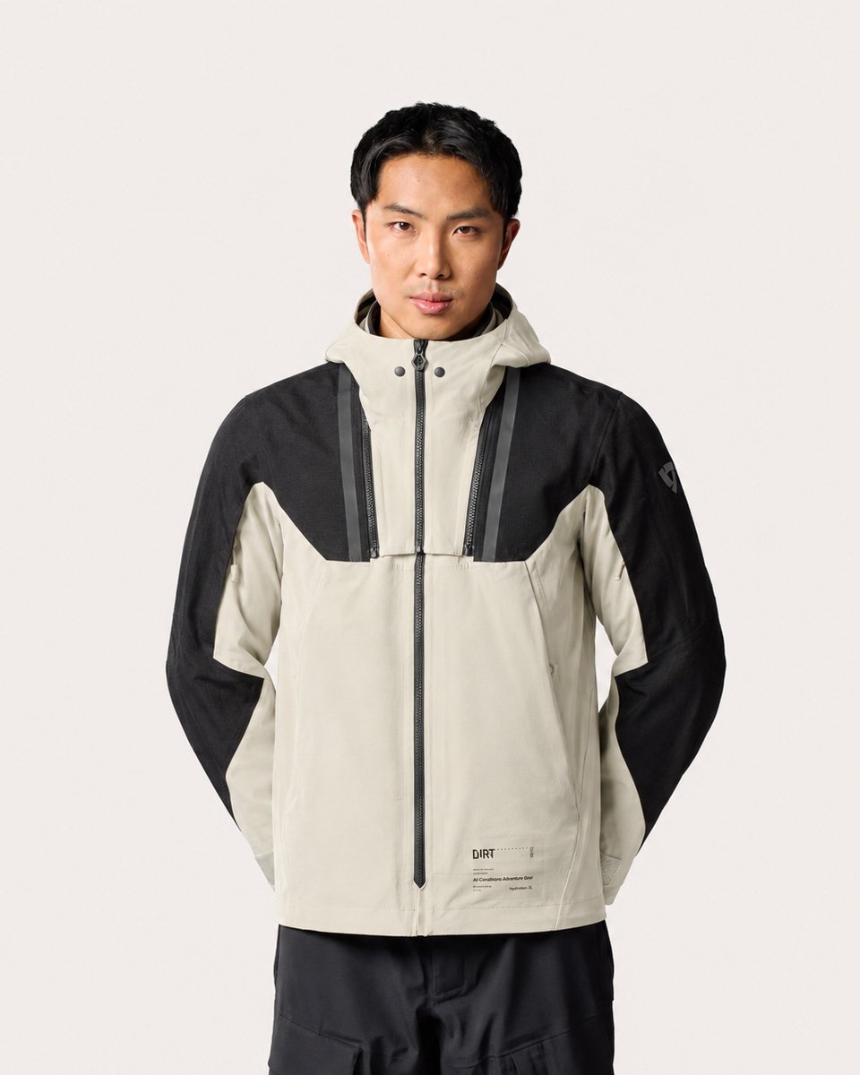 REV'IT Component 3 H2O Jacket Black/Sand