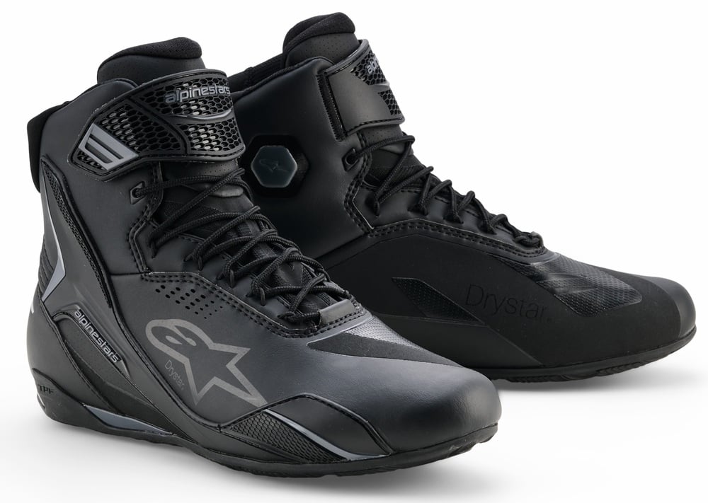 Alpinestars Faster-4 Drystar Shoes Black Cool Gray 105