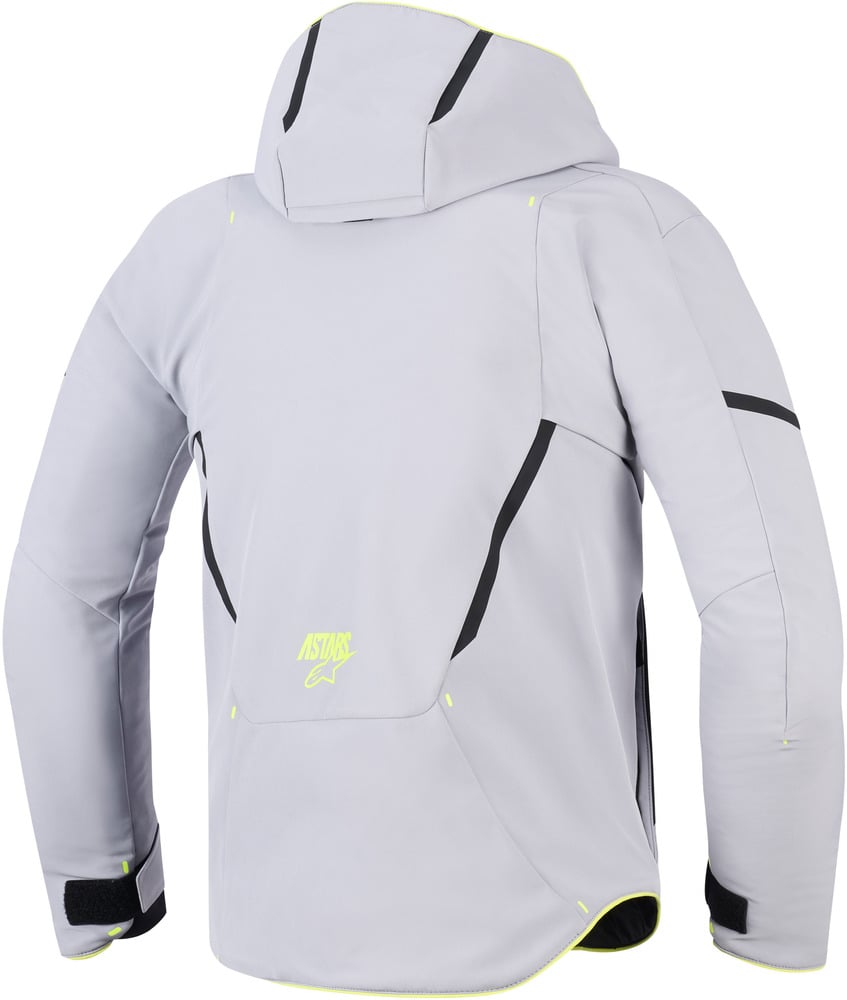 Alpinestars Aeroshell Wp Jacket Mid Gray Yellow Fluo 9116