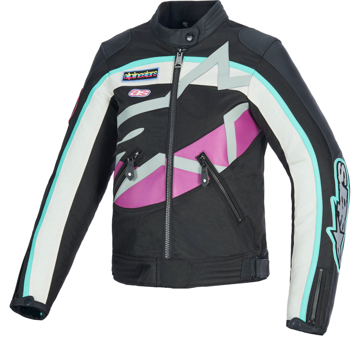 Alpinestars Idles Jacket Black Off White Purple 1612