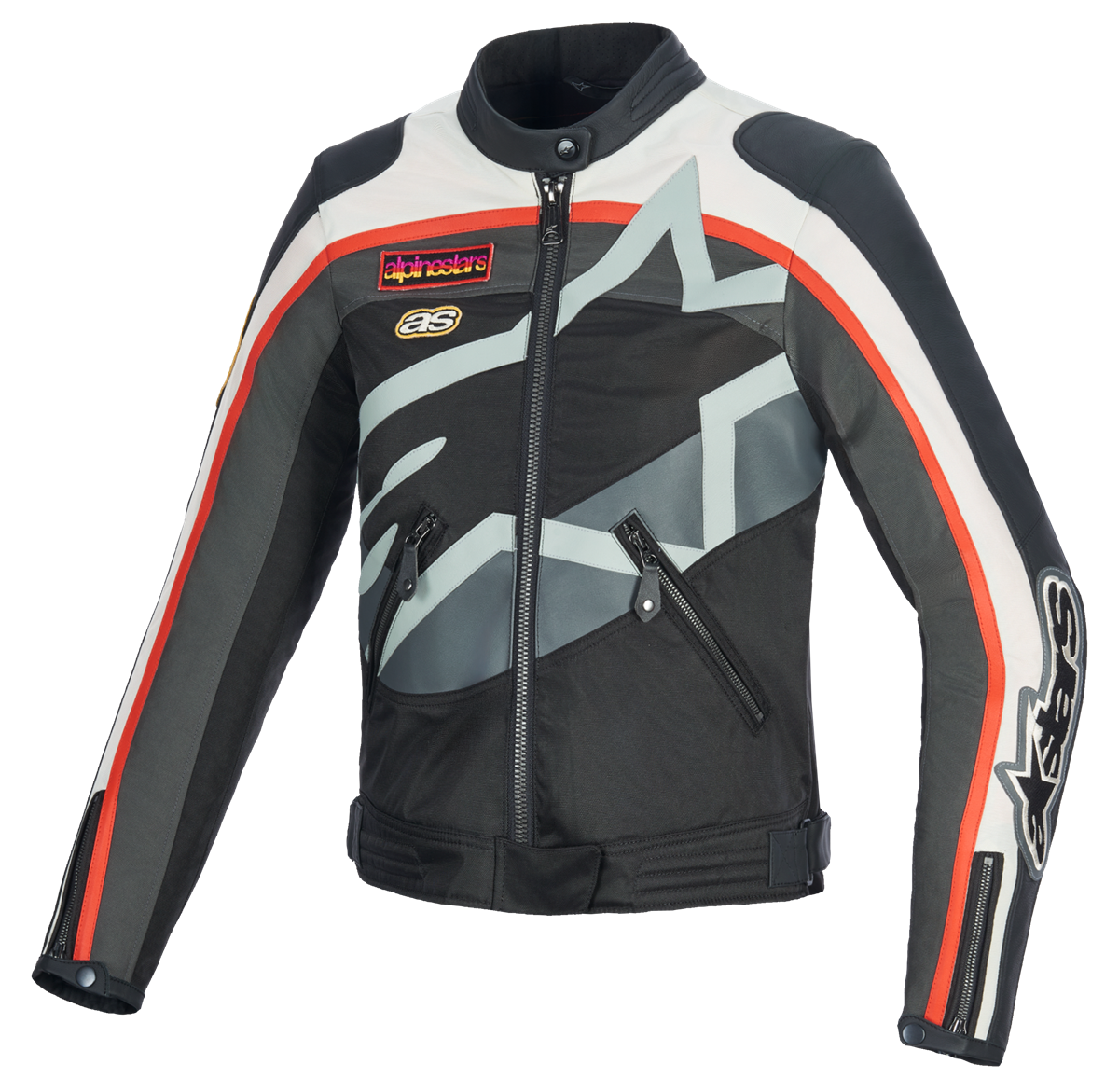 Alpinestars Idles Jacket Off White Flame Red Black 2053