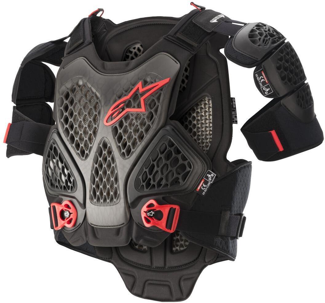 Alpinestars A-6 Chest Protector Black Anthracite Red