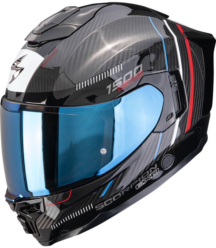 Scorpion EXO-1500 AIR Carbon Zity Black/Red/Blue