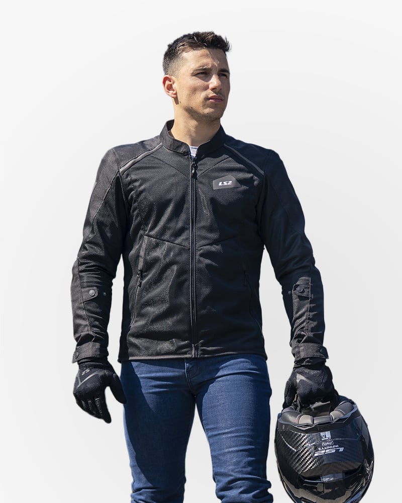 LS2 Breeze Man Jacket Black