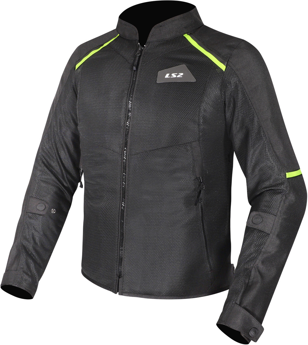 LS2 Breeze Man Jacket Black Yellow