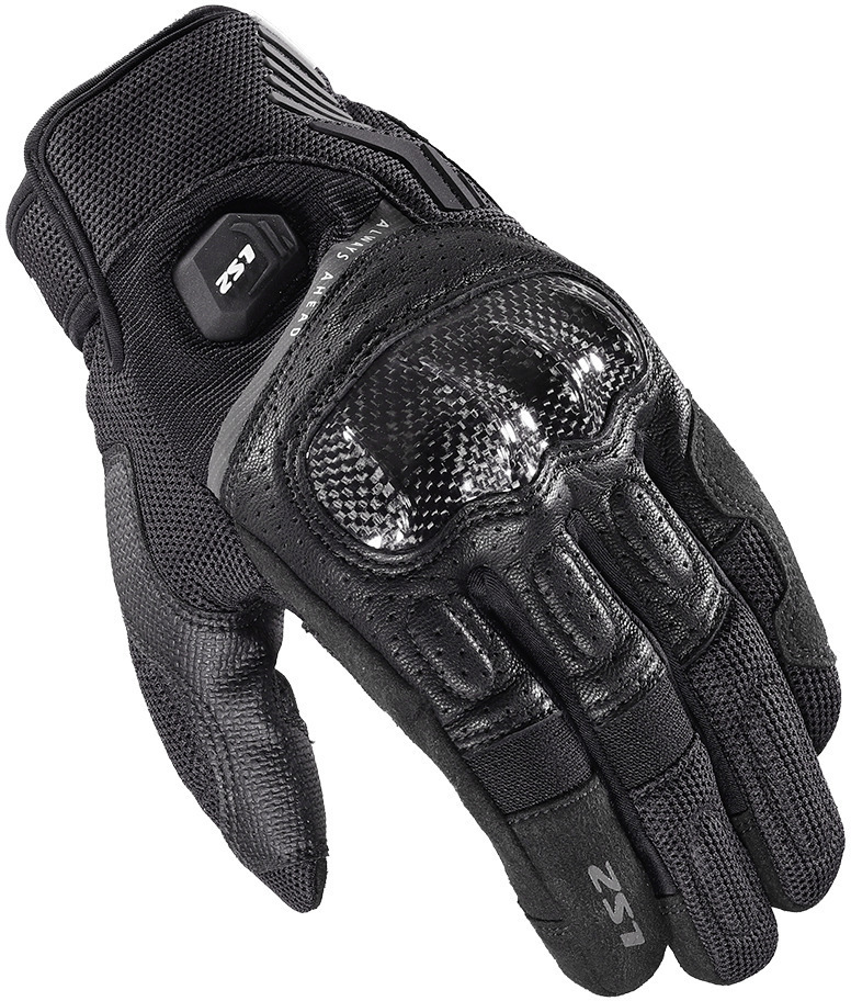 LS2 Atom Man Gloves Black