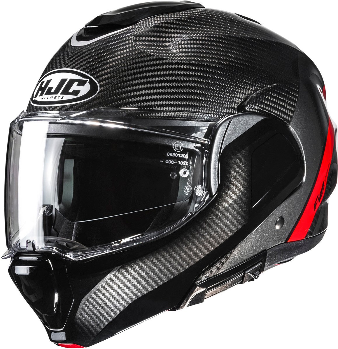 HJC F100 Carbon Stan Black/Red 183