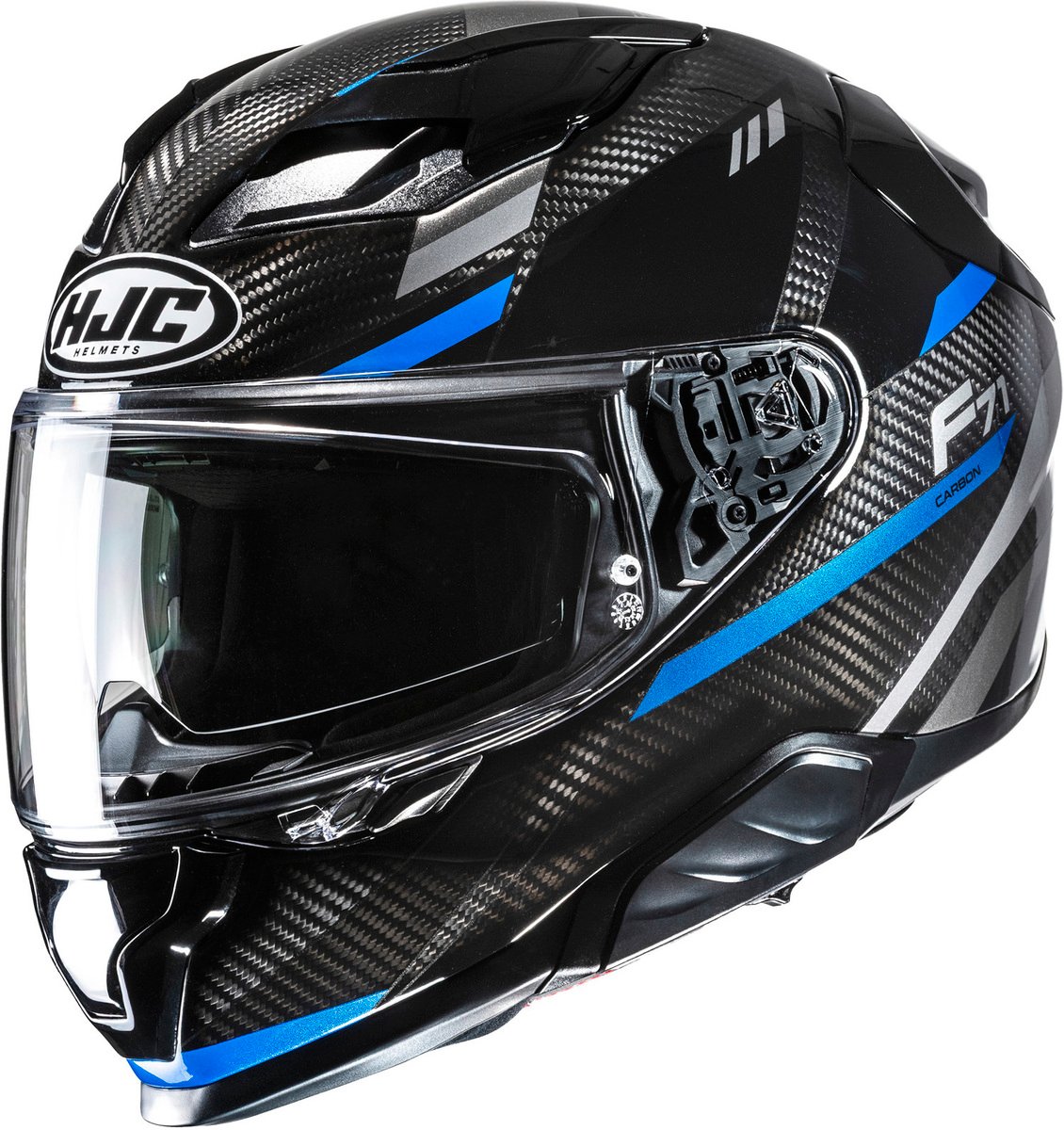 HJC F71 Carbon Esira Black/Blue 185
