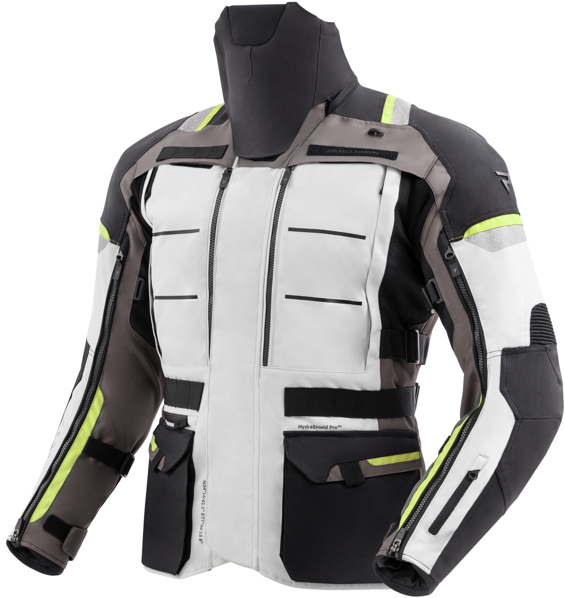 Rebelhorn Cubby 5 Jacket Black/Grey/Fluo Yellow