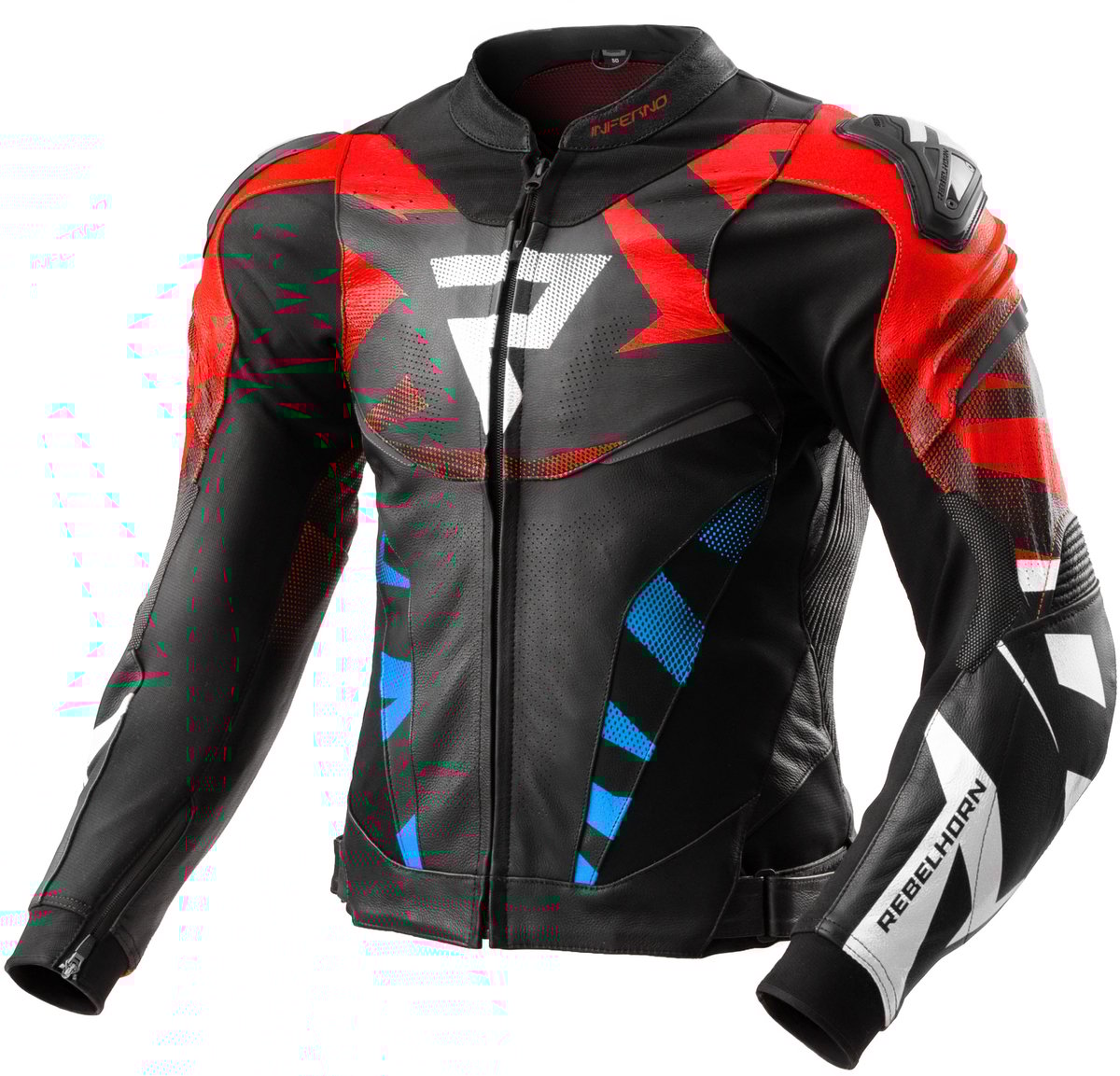 Rebelhorn Inferno Jacket Black/Blue/White/Red
