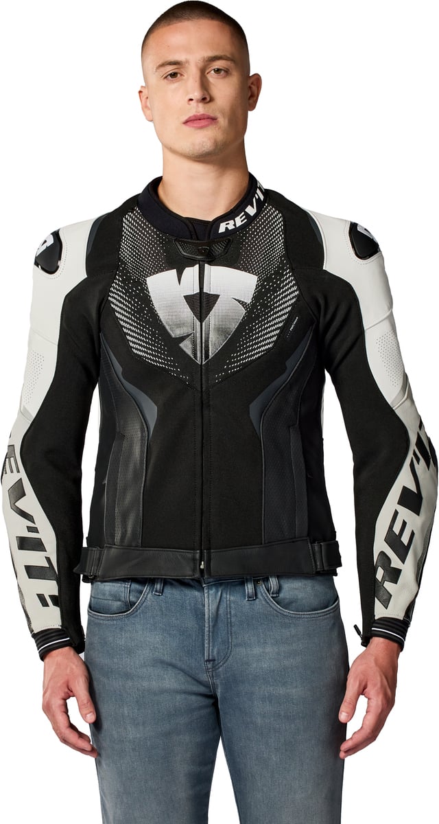 REV'IT Hyperspeed 3 Pro Jacket Black/White