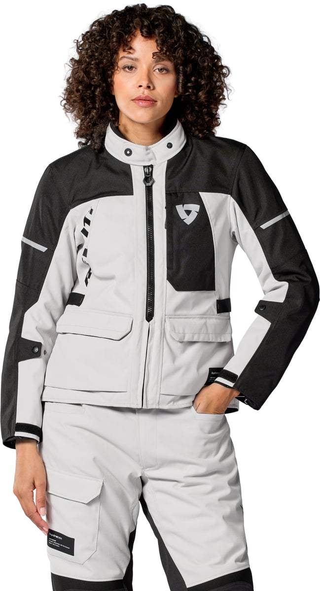 REV'IT Convergent H2O Ladies Jacket Silver/Black