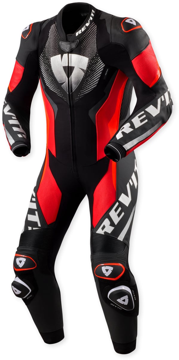 REV'IT Hyperspeed 3 One Piece Black/Neon Red