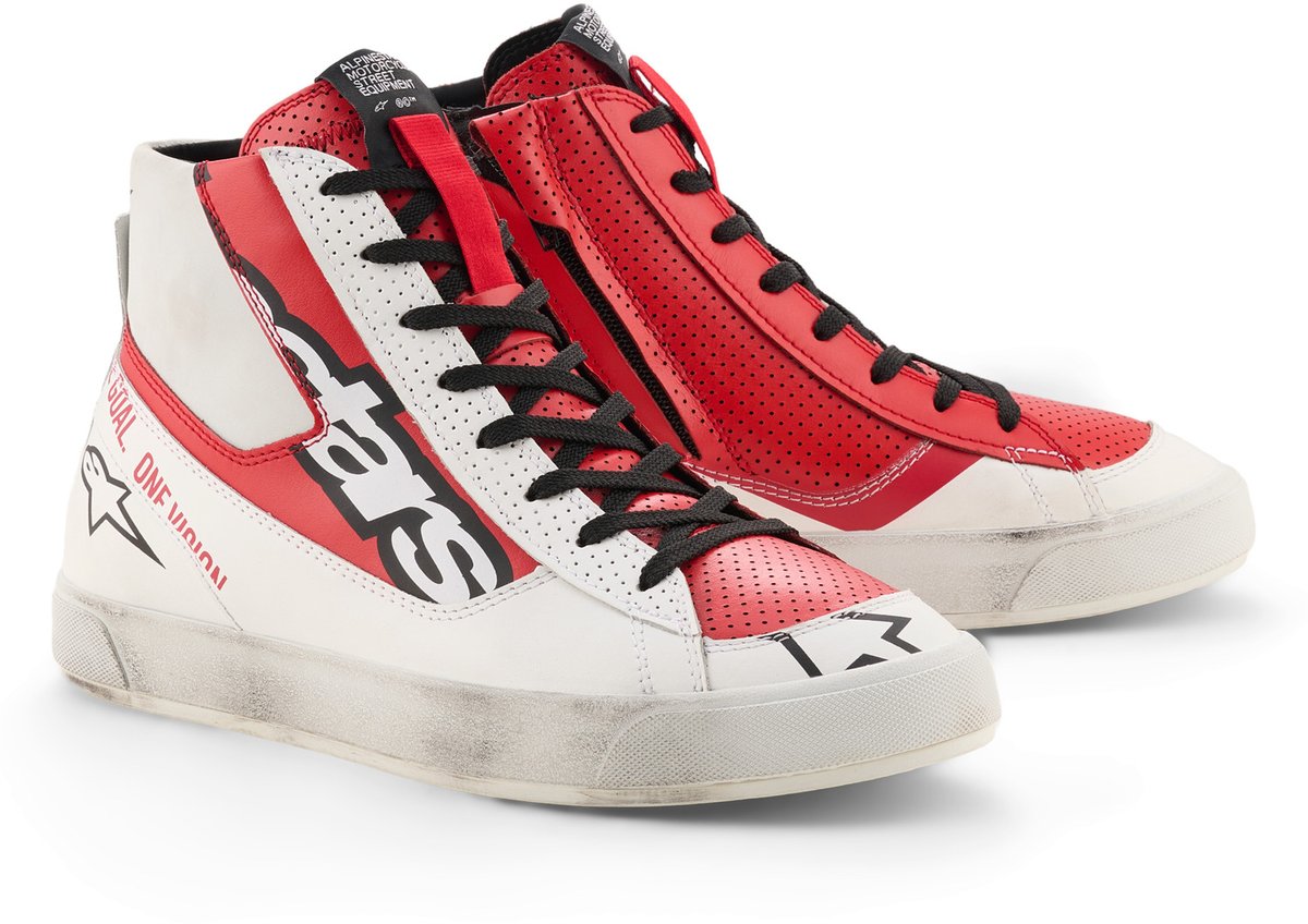 Alpinestars Stated Flair Shoes Shoes White/Bright Red