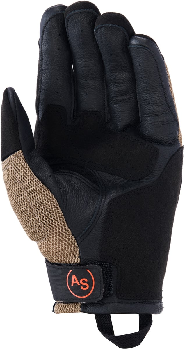 Alpinestars Manti Air Gloves Gloves Dark Khaki/Black/Orange Fluo